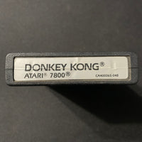 ATARI 7800 Donkey Kong tested video game cartridge arcade fun damaged label