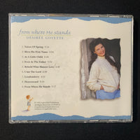 CD Desiree Goyette 'From Where He Stands' (1995) Christian new sealed voice actor