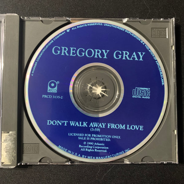 CD Gregory Gray 'Don't Walk Away From Love' (1990) 1trk radio DJ promo single Atco