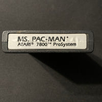 ATARI 7800 Ms. Pac Man tested video game cartridge arcade retro fun 1980s