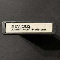 ATARI 7800 Xevious tested video game cartridge retro arcade fun 1986