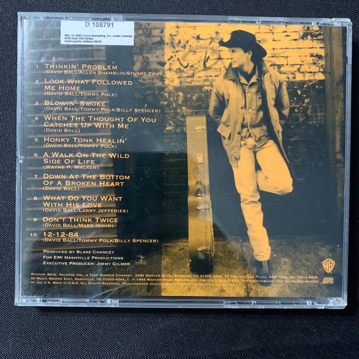CD David Ball-Thinkin' Problem (1994) When the Thought Of You Catches ...