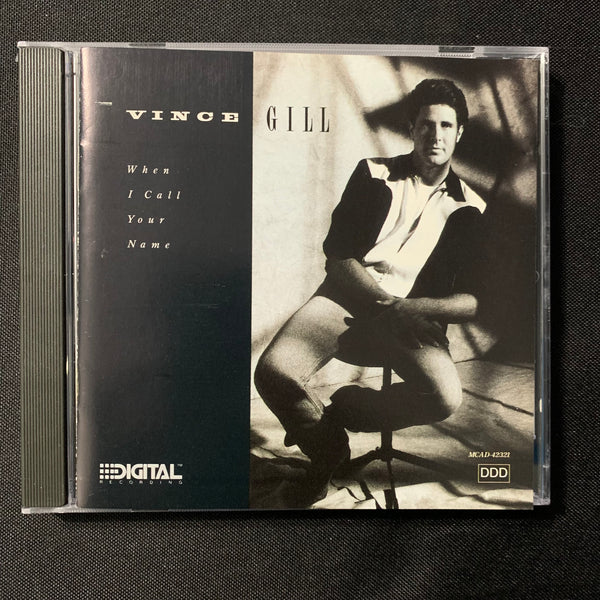 CD Vince Gill 'When I Call Your Name' (1989) Oklahoma Swing! Never Alone!