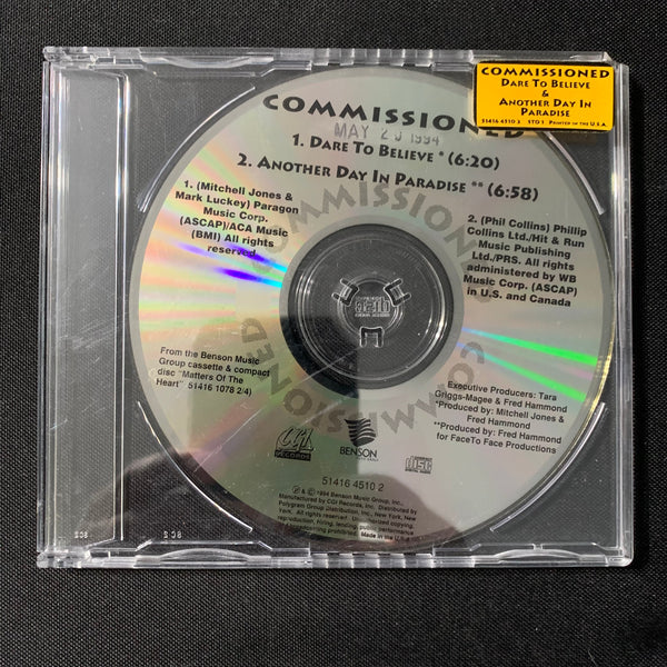 CD Commissioned 'Dare To Believe/Another Day In Paradise' (1994) 2-track radio promo single