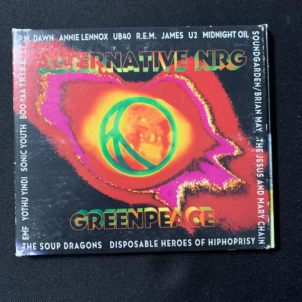 CD Alternative NRG Greenpeace (1994) U2! Midnight Oil! R.E.M.! Sonic Youth! UB40
