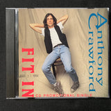 CD Anthony Crawford 'Fit In' (1993) 1-track radio DJ promo single Little Dog Records