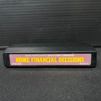 TEXAS INSTRUMENTS TI 99/4A Home Financial Decisions cartridge mauve/black