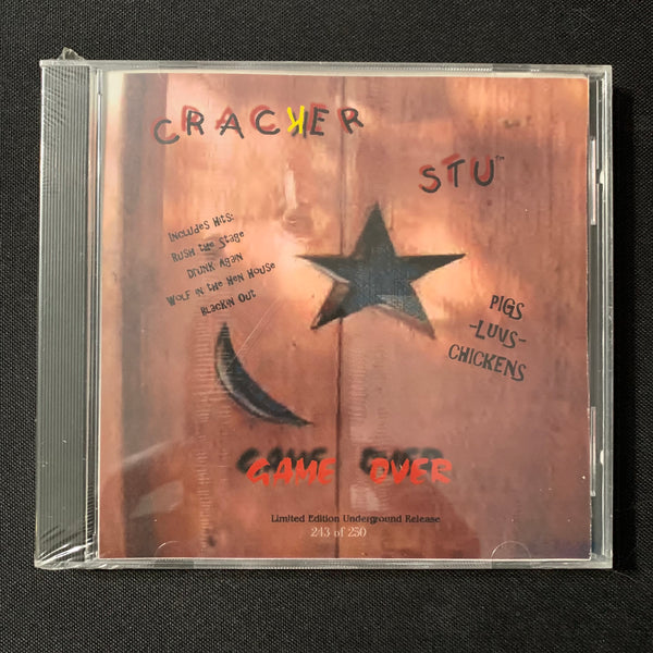 CD Cracker Stu 'Game Over' (2002) new sealed white rap Toledo Ohio Hell's Kitchen