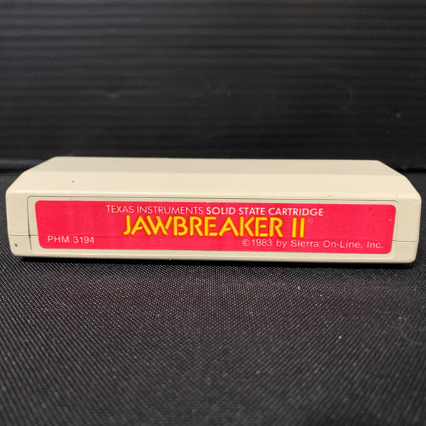 TEXAS INSTRUMENTS TI 99/4A Jawbreaker II (1983) tested video game cartridge Sierra On-Line