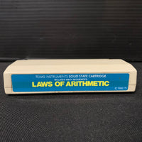 TEXAS INSTRUMENTS TI 99/4A Laws of Arithmetic (1982) Milliken math cartridge