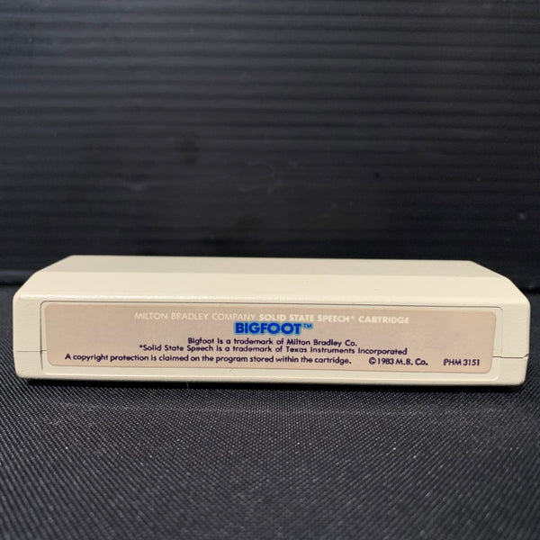 TEXAS INSTRUMENTS TI 99/4A Bigfoot (1983) MBX video game cartridge