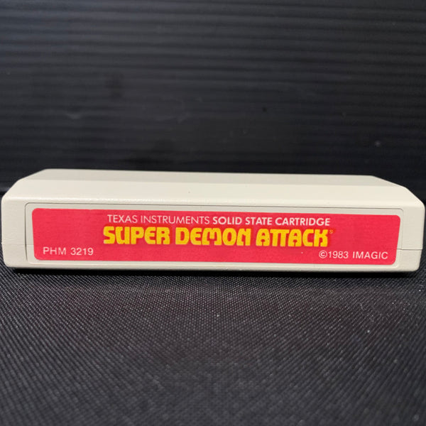 TEXAS INSTRUMENTS TI 99/4A Super Demon Attack tested video game cartridge Imagic