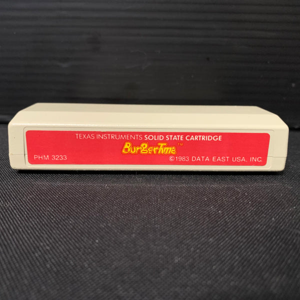 TEXAS INSTRUMENTS TI 99/4A Burgertime Burger Time (1983) video game ca ...