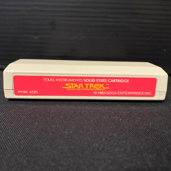 TEXAS INSTRUMENTS TI 99/4A Star Trek (1983) Sega video game cartridge ...