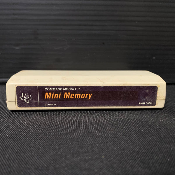 TEXAS INSTRUMENTS TI 99/4A Mini Memory (1981) white cartridge