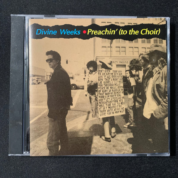 CD Divine Weeks 'Preachin' (To the Choir)' (1991) 3-track EP First Warning LA band