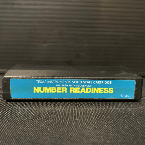 TEXAS INSTRUMENTS TI 99/4A Number Readiness (1982) educational cartridge