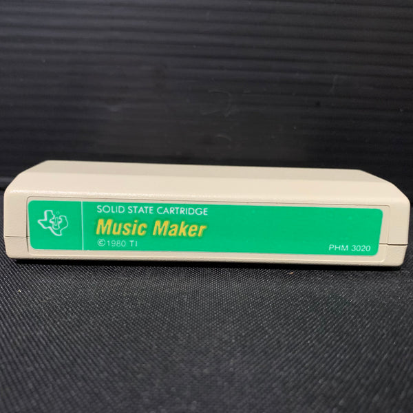 TEXAS INSTRUMENTS TI 99/4A Music Maker (1980) green label cartridge