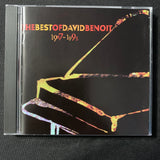 CD David Benoit 'Best Of 1987-1995' (1995) smooth jazz piano Linus and Lucy!