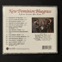 CD New Dominion Bluegrass 'I Just Close My Eyes' (1996) Virginia peninsula folk