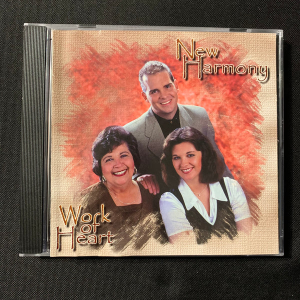 CD New Harmony 'Work of Heart' (1998) David Lori Brainard gospel Christian religious