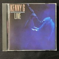 CD Kenny G 'Live' (1989) smooth jazz saxophone Michael Bolton