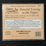 CD Peaceful Evening In the Tropics nature sounds plus relaxing music meditation