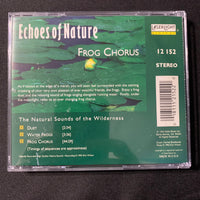 CD Echoes of Nature 'Frog Chorus' (1993) nature natural sounds relaxation frogs