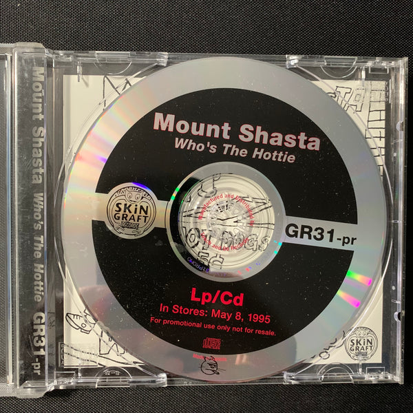 CD Mount Shasta 'Who's the Hottie?' (1995) rare promo Skin Graft abrasive rock