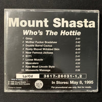 CD Mount Shasta 'Who's the Hottie?' (1995) rare promo Skin Graft abrasive rock