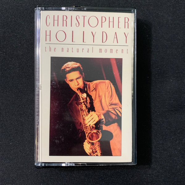 CASSETTE Christopher Hollyday (1991) 'The Natural Moment' alto sax jazz tape