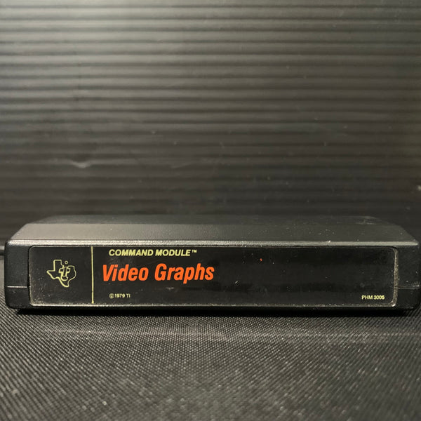 TEXAS INSTRUMENTS TI 99/4A Video Graphs (1979) software cartridge bar graphs