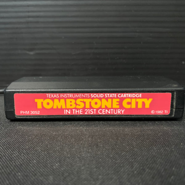 TEXAS INSTRUMENTS TI 99/4A Tombstone City (1982) red label cartridge