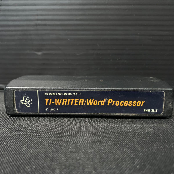 TEXAS INSTRUMENTS TI 99/4A TI-Writer (1982) word processor cartridge black