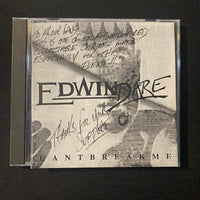 CD Edwin Dare 'Cantbreakme' (1994) special limited tour edition signed hard rock