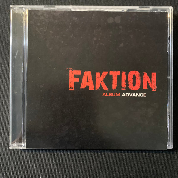 CD Faktion self-titled (2007) promo advance DJ Roadrunner hard rock Myspace band