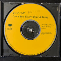 CD First Call 'Don't You Worry 'Bout a Thing' (1992) DJ promo radio single Stevie Wonder
