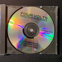 CD Four Volts 'Triple Your Work Force' (2004) rare advance promo Britpop indie shoegaze