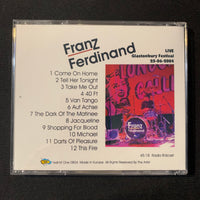 CD Franz Ferdinand 'Live Glastonbury Festival 2004' import radio broadcast