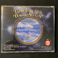 CD Tom Fuller 'Back Again' (2005) 2-track promo CD single radio edit Illinois singer