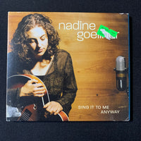 CD Nadine Goellner 'Sing It To Me Anyway' (2004) soul jazz singer songwriter NYC