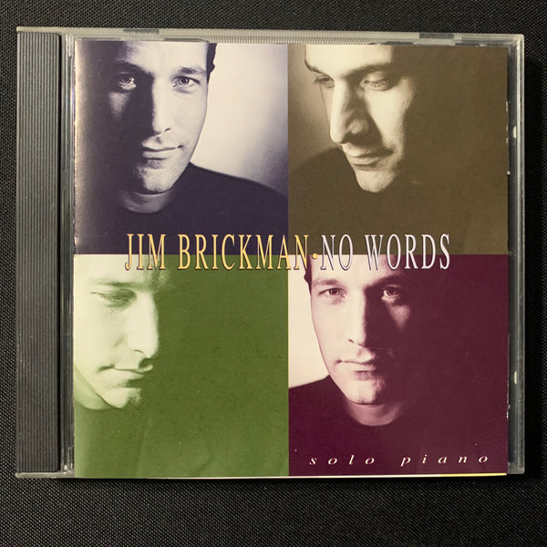 CD Jim Brickman 'No Words' (1994) solo piano Windham Hill Rocket To the Moon!