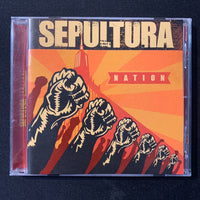 CD Sepultura 'Nation' (2001) Brazil thrash metal, Jamey Jasta, Jello Biafra