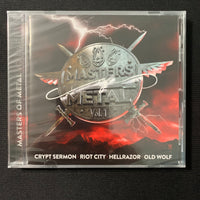 CD Masters of Metal 1 (2016) Crypt Sermon, Riot City, Old Wolf, Hellrazor