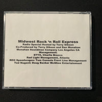 CD Midwest Rock n Roll Express 2012 rare radio show Styx/REO Speedwagon/Ted Nugent