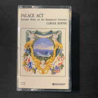 CASSETTE Carole Koenig 'Palace Act: Baroque Music For Hammered Dulcimer' (1986) tape