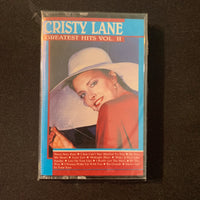 CASSETTE Cristy Lane 'Greatest Hits Vol. II' (1988) compilation tape new country