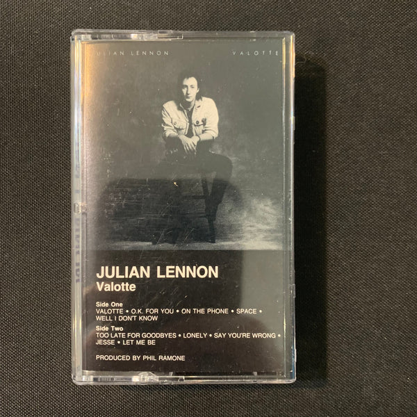 CASSETTE Julian Lennon 'Valotte' (1984) Too Late For Goodbyes tape