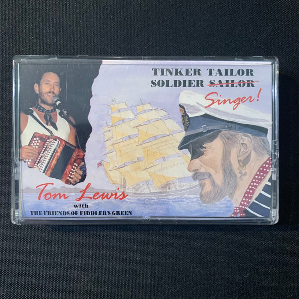 CASSETTE Tom Lewis 'Tinker Tailor Soldier Sailor' (1995) shanties folk music