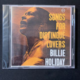 CD Billie Holiday 'Songs For Distingue Lovers' (1957) new, sealed, cracked case